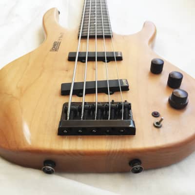 HOHNER Professional B-Bass V 5-String Neck-Thru Active Bass 2001 Made in Korea image 5