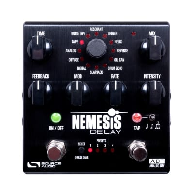SOURCE AUDIO - SA260A NEMESIS ADT - Pédale de delay Nemesis Analog Dry Trough for sale