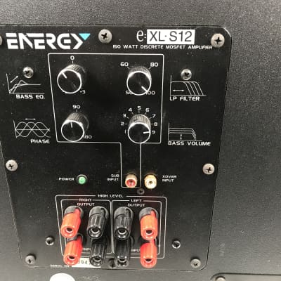 Energy Speakers XL-S12 Powered Subwoofer imagen 4