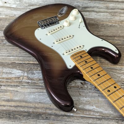 Fender American Ultra Stratocaster Left-Handed Mocha Burst W/cs (Used) image 11