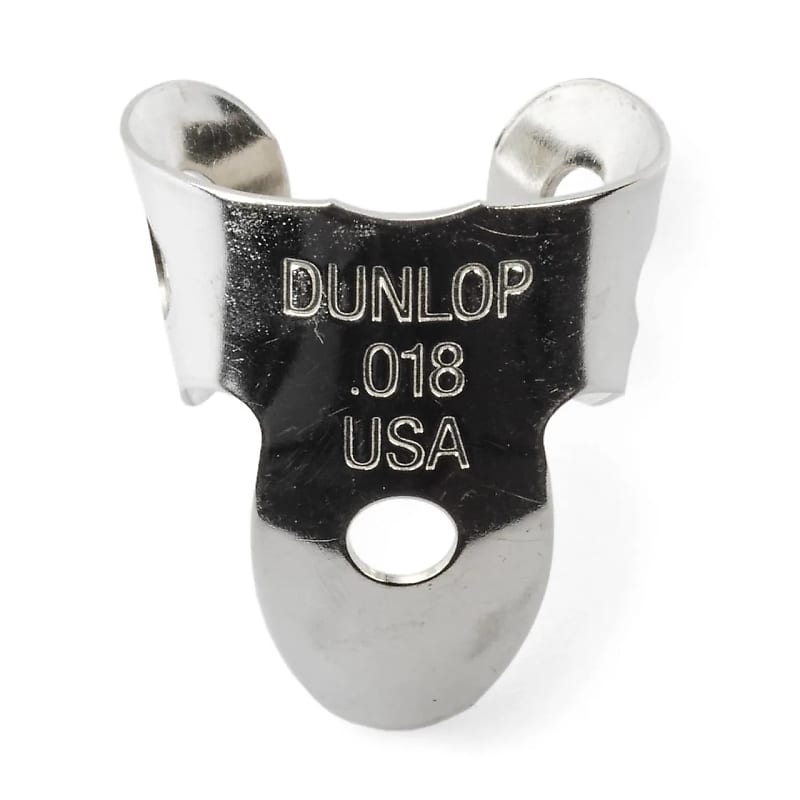 Dunlop 33R018 Nickel Silver .018mm Fingerpicks (20-Pack) image 1
