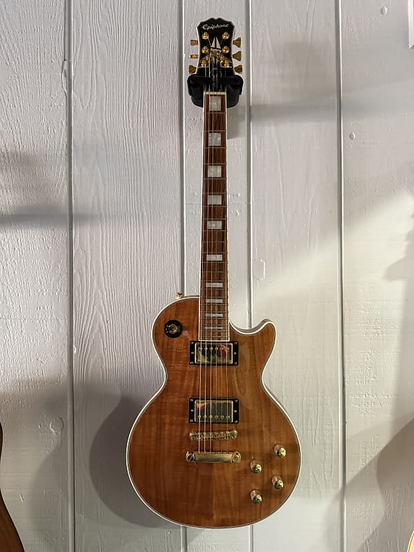 Epiphone Limited Edition Les Paul Custom Pro Koa 2012 - 2019 | Reverb
