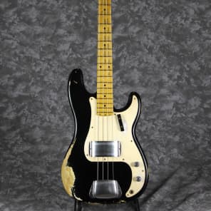 Fender Custom Shop 1957 Precision Bass Heavy Relic - Black image 2