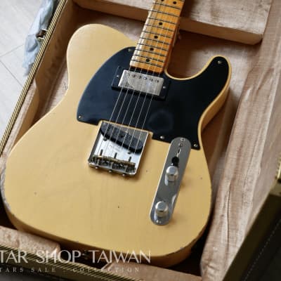 2023 Fender Custom Shop Limited Edition 1951 Telecaster HS Relic Aged-Nocaster Blonde image 5