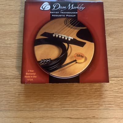 Dean Markley DM3001 Artist XM Transducer Acoustic Pickup with Endpin Jack 2010s - Natural image 2