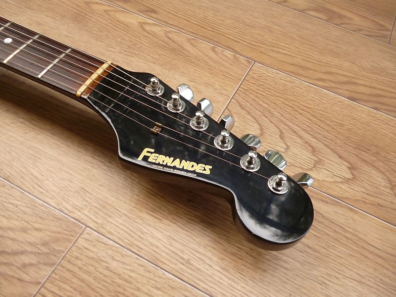 ☆FERNANDES☆SSH-40 THE FUNCTION BLACK ストラトキャスター 80年代☆