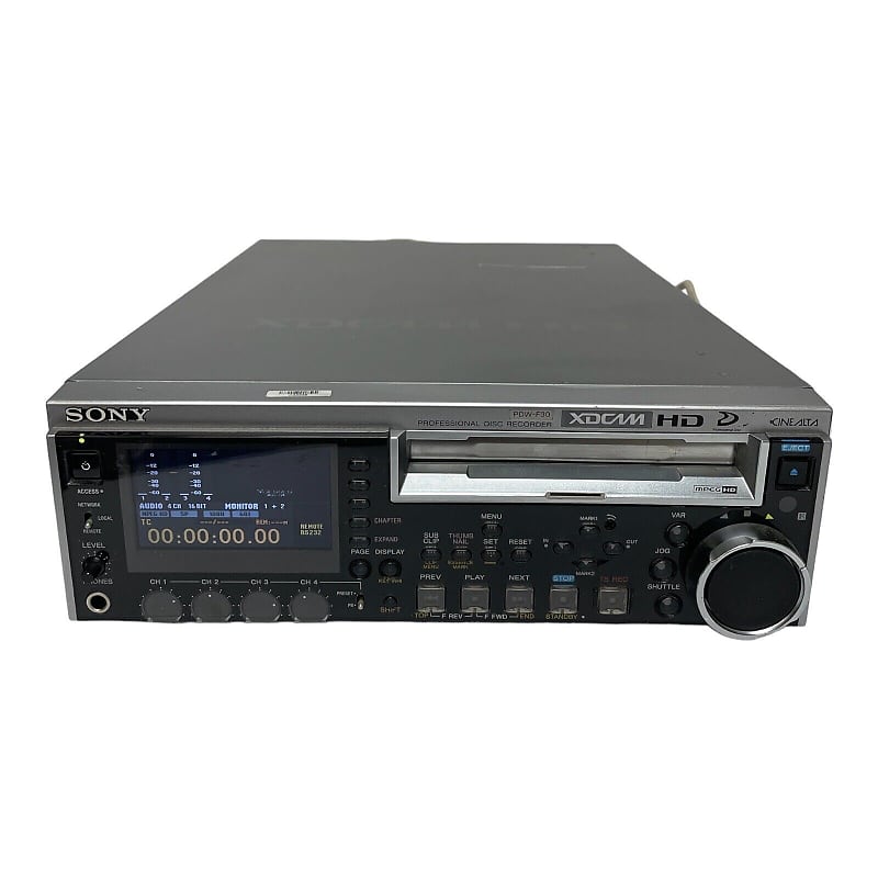 SONY PDW-F30 XDCAM HD PROFESSIONAL DISC PLAYER RECORDER WORKS GREAT  			