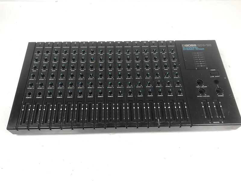Boss BX-16 16-Channel Stereo Mixer | Reverb