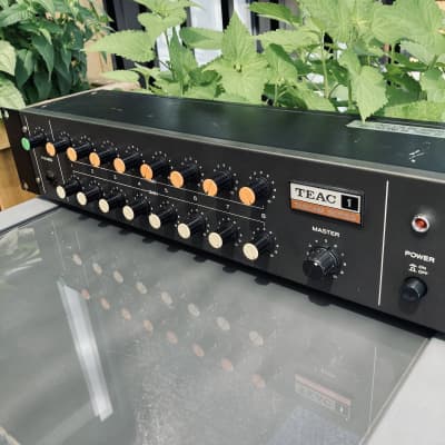 TEAC - Model 1 Mixdown Unit - 8 Track Tape Summing Mixer - Tascam Series - with Rack Ears - Japan image 2