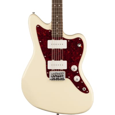 Squier Paranormal Series Jazzmaster XII Electric Guitar Olympic White image 1