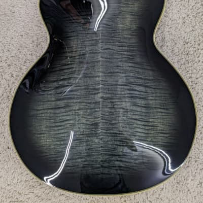 D'ANGELICO Excel DH 6 String Grey Black Finish electric guitar #DAEDHGRBGT #4 image 4