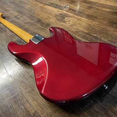 2010 Fender JB-62 LH Jazz Bass Reissue Left-Handed Candy Apple Red MIJ Japan image 11