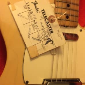 Fender Telecaster 1975 Butterscotch Blonde (white pick guard) image 20