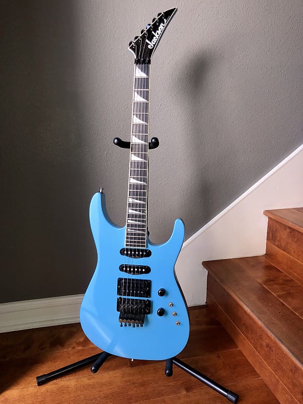 1985 Jackson San Dimas Soloist Blue Platinum Sparkle | Reverb