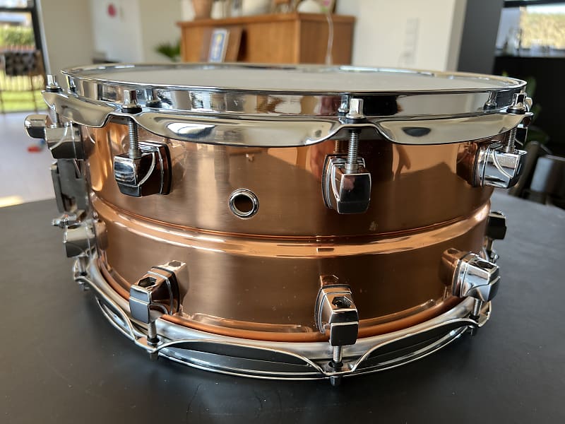 Yamaha SD6106 Custom Seamless Copper Snare Drum 90's Copper | Reverb Norway