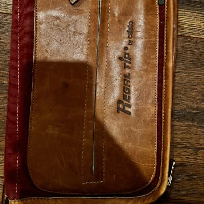 Vintage Regal Tip Stick Bag 60’s/70’s Brown Leather image 3