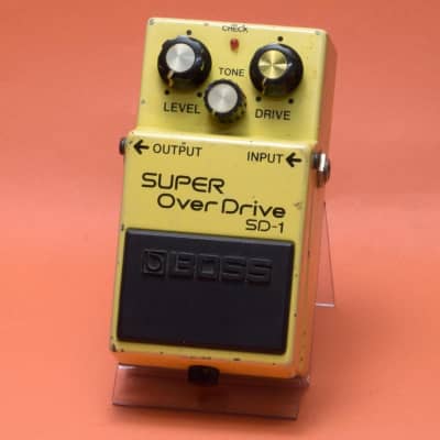 BOSS SD-1 SUPER Over Drive 1988年製 日本製 国産 Boss SD-1 Super Overdrive 1981 - 1988 Made In Japan | Reverb