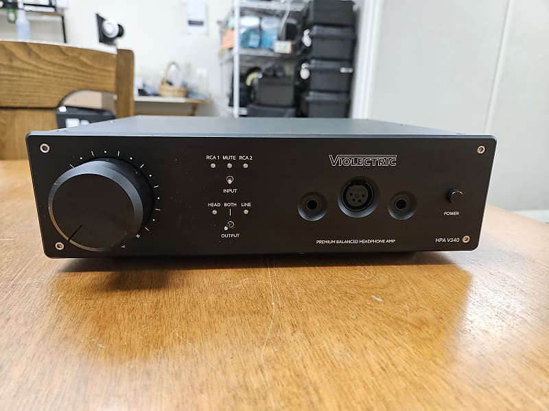 Violectric V340 Balanced Headphone Amplifier With Pre-amp Function - Used  			
