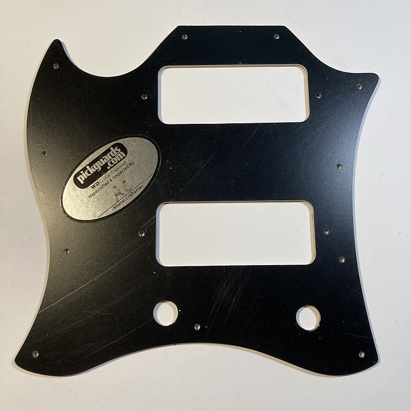 5 Ply Black/Cream Wide Bevel Pickguard for 1999-2010 Gibson SG