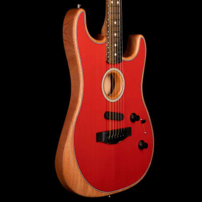 Fender Acoustasonic Stratocaster Acoustic-Electric Dakota Red image 3