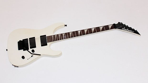 Jackson SLSXMG Soloist X Series White Electric Guitar w/ EMG