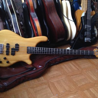 80"s 1988 Rockoon with Schaller Bass guitar Japan with original gigbag  Ibanez SR 1000 style image 17