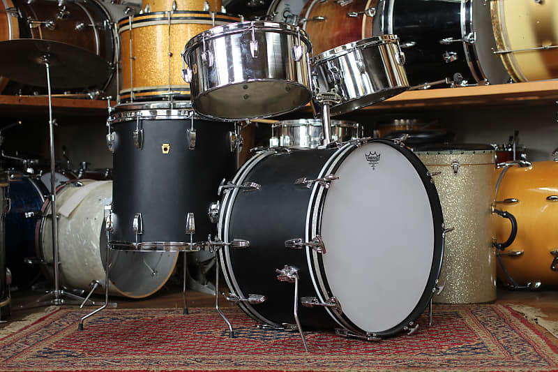 1968 Ludwig "Carioca" Outfit 14x22 16x16 w/ 13" & 14" Timbales image 1
