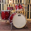 DW Jazz Series Maple/Gum Ruby Glass Drum Set - 24, 13, 18, 6x14 - SO#846277