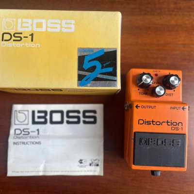 Boss DS-1 Distortion (Black Label) 1988 - 1994 - Orange for sale