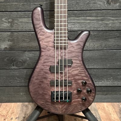 Spector NS Pulse II 4 String Electric Bass Guitar Black Stain Matte B Stock for sale