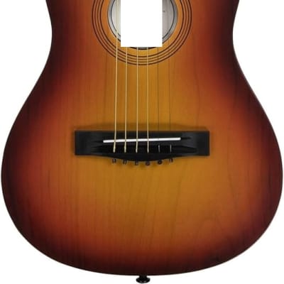 古いアメリカのパーラーギター Luna Art Vintage Parlor Solid-Top Acoustic-Electric Guitar