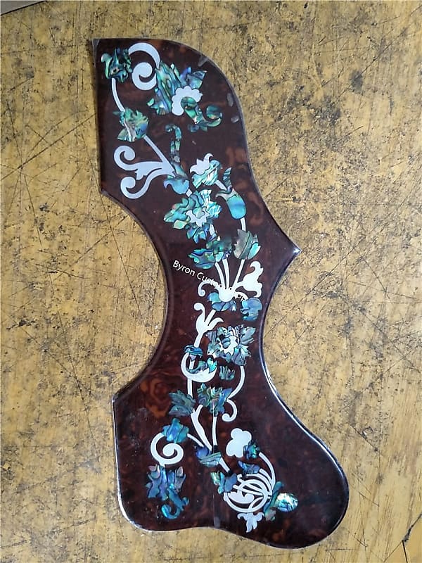 Acoustic Guitar Pickguard with Abalone Reverb