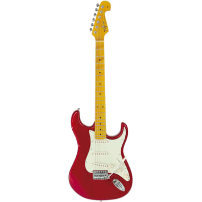 Tagima TG 530 Electric Guitar w Tremolo Maple Fretboard Metallic Red Reverb