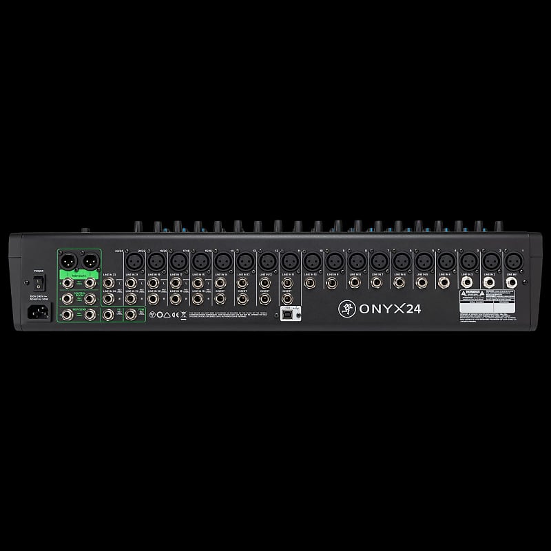 Mackie ONYX24 24-Channel Analog Mixer with Multitrack USB - Sound  Productions