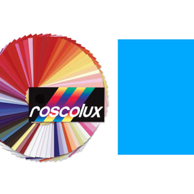 Rosco 65-ROSCO Roscolux Sheet, 20x24, 65 Daylight Blue for sale