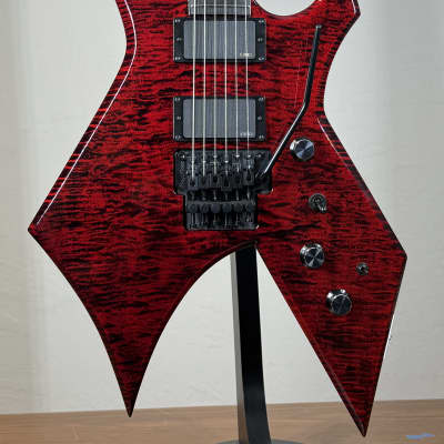 B.C. Rich Custom Shop Warlock 2025 - Transparent Red image 6