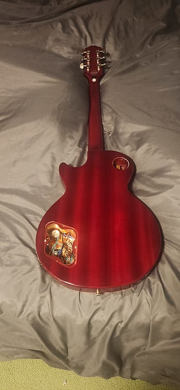 Epiphone Les Paul Standard Pro Plus Top 2018 - Blood Orange