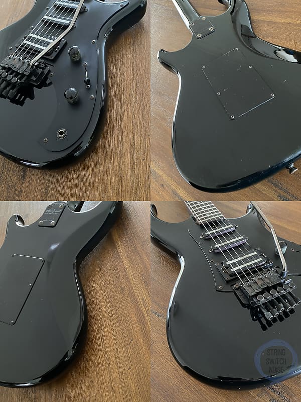 Aria Pro II Guitar, RS Hellcat, SUPER STRAT, Black, MIJ