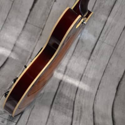 PHRED instruments DC39 Ash Brown Burst Double Cutaway Semi-Hollow 339 style 2020 Brown Burst image 13