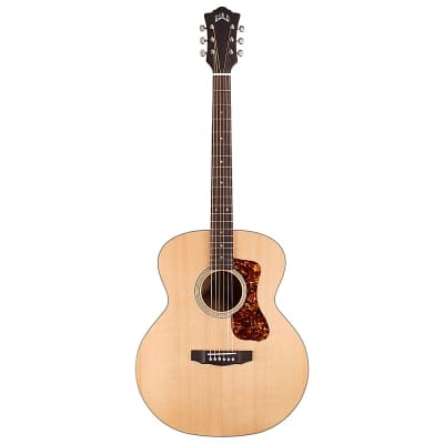 Guild BT-240E Westerly Collection Baritone Jumbo Acoustic-Electric Guitar Natural image 2