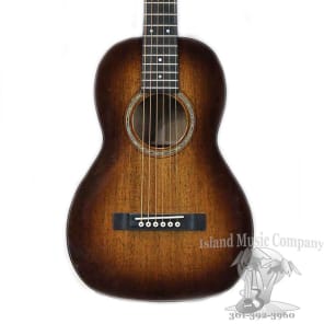 Martin Guitars Size 5 Custom Shop Mahogany Acoustic Guitar 1933 Ambertone Sunburst Finish image 3