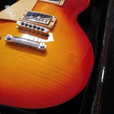 Dillion DL650 Left-Handed Electric Guitar 2007 Cherry Sunburst #M0711460040 w/Dillion Case image 5