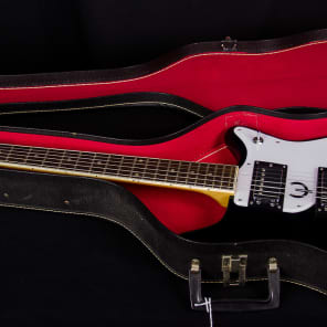 Vintage Epiphone Wilshire Electric Guitar, Black, Japan Made