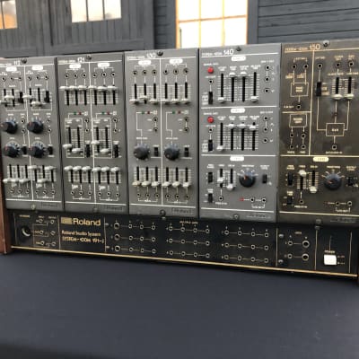 Roland System 100m D-Set 112, 121, 130, 140, 150, 191-J 1970s Gray/wood image 1