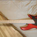 Dingwall NG2 "Nolly" Signature 5-String Ferrari Red with hardshell case
