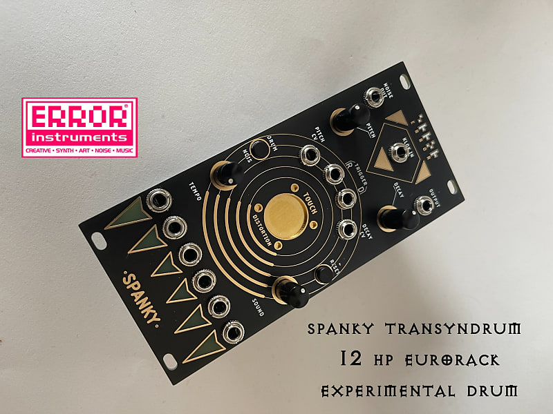 errorinstruments SPANKY eurorack 2021 gold