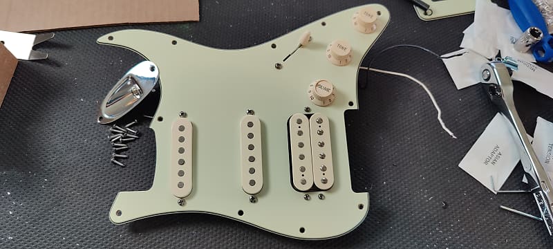 Fender American Deluxe Loaded Pickguard W/ S-1 Switch image 1