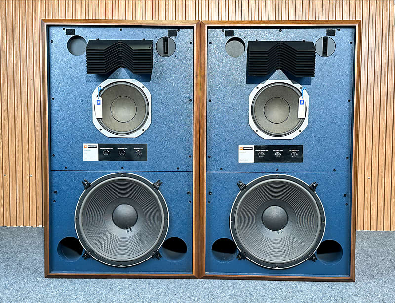 NEAR MINT JBL 4343 STUDIO MONITORS SPEAKERS– 1 YEAR WARRANTY  			