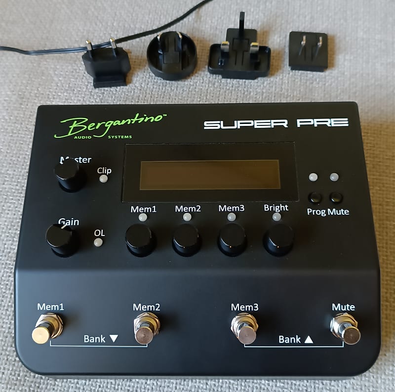 Bergantino Super Pre 2023 Black Reverb