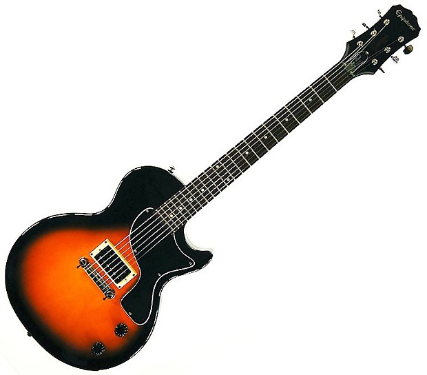 美品★Epiphone Les Paul Junior DC Epiphone Les Paul Junior DC Lefty 2001 Tv Yellow Guitar For